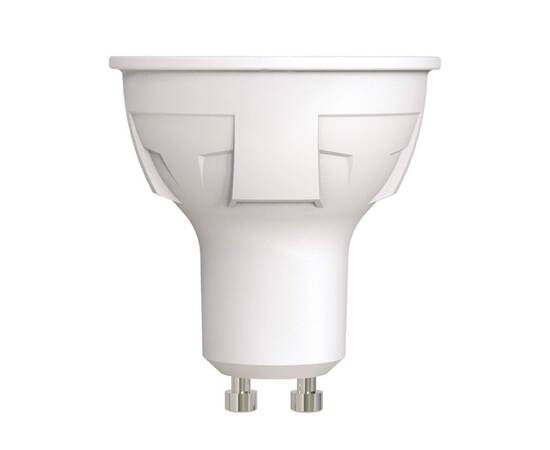 Лампа светодиодная диммируемая (UL-00003990) Uniel GU10 6W 3000K матовая LED-JCDR 6W/WW/GU10/FR/DIM