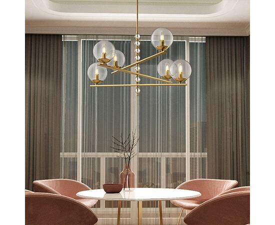 Люстра на штанге ImperiumLoft Fondo 140707-26, изображение 3