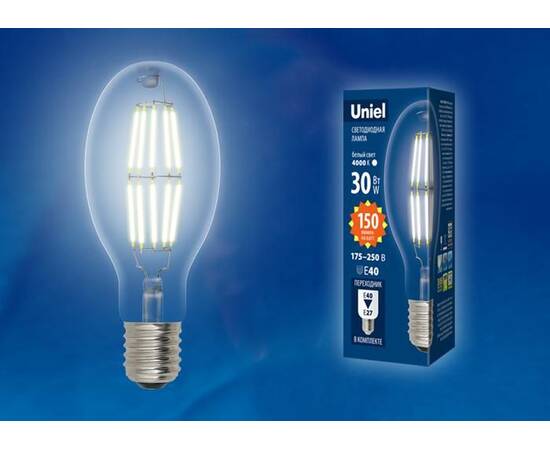 Лампа светодиодная филаментная (UL-00002988) Uniel E27 5W зеленый LED-G45-5W/GREEN/E27 GLA02GR, изображение 2