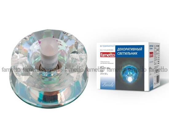 Встраиваемый светильник Fametto Luciole DLS-L117 G9 GLASSY/RAINBOW