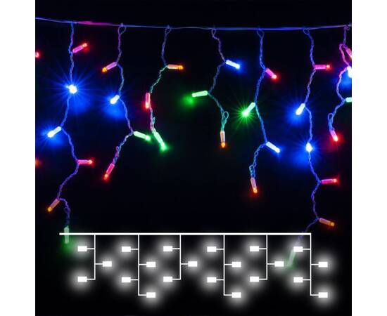 Гирлянда Eurosvet 100-101 100-101 мульти 3*0,6м IP65 a060408