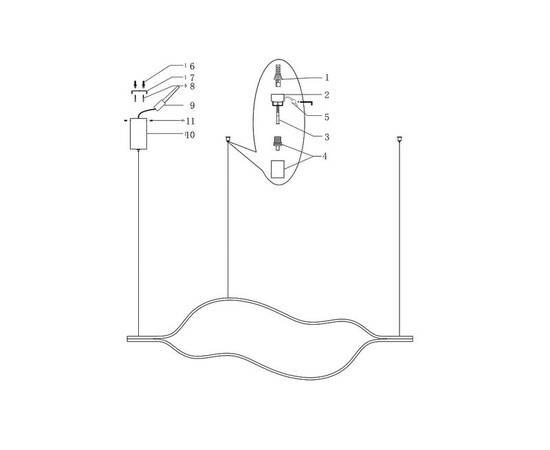 Подвесной светильник ImperiumLoft Tape 177933-49, изображение 6