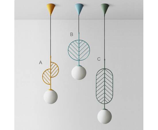 Подвесной светильник ImperiumLoft Leaf 178142-26, изображение 12