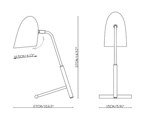 Настольная лампа ImperiumLoft Truman 179968-22, изображение 3