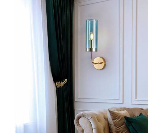 Бра ImperiumLoft Agne Blue Glass Tube 100322-22, изображение 4