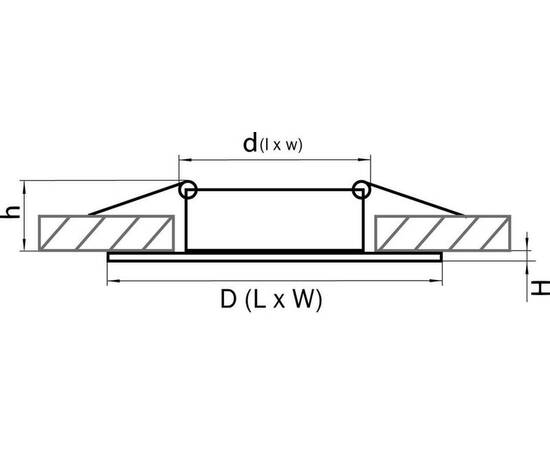 Встраиваемый светильник Lightstar Banale Weng 011008, изображение 2