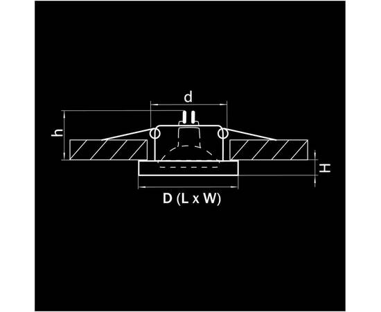 Встраиваемый светильник Lightstar Rifle Qua 002524, изображение 2