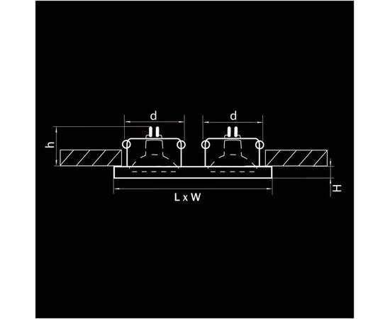 Встраиваемый светильник Lightstar Rifle 002544, изображение 2