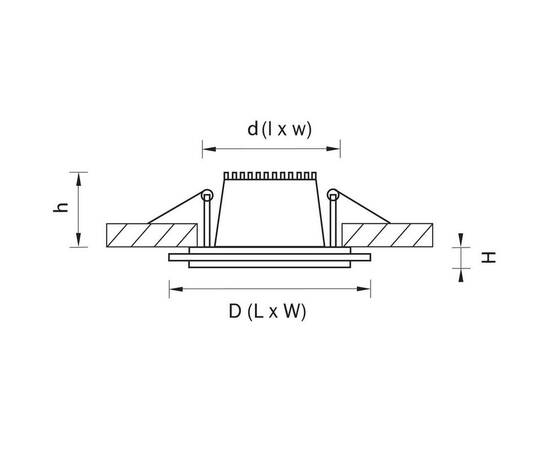 Встраиваемый светодиодный светильник Lightstar Acri 212012, изображение 2