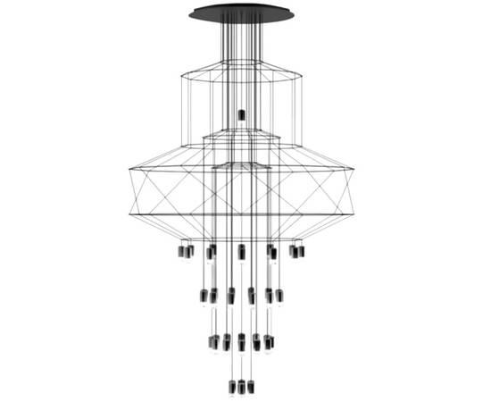 Каскадная люстра ImperiumLoft Vibia Wireflow 75394-22