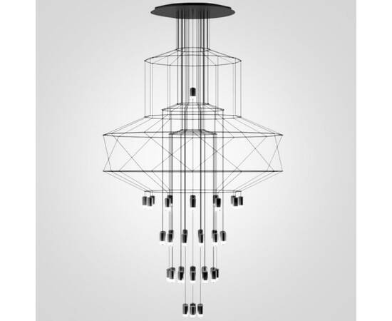 Каскадная люстра ImperiumLoft Vibia Wireflow 75394-22, изображение 2