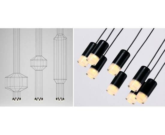 Каскадная люстра ImperiumLoft Vibia Wireflow 75394-22, изображение 3