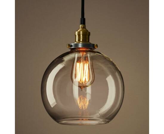 Подвесной светильник ImperiumLoft Loft Clear Glass Sphere Cloche 191634-22