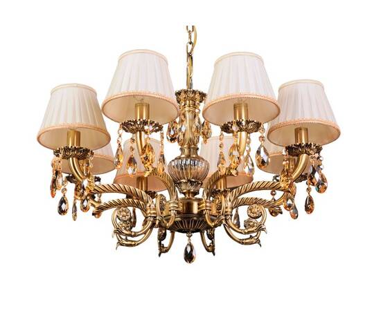 Подвесная люстра Abrasax Sylvia L.8110-8BR CRISTAL-SHADE