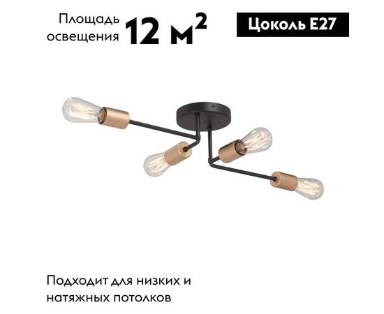 Потолочная люстра Vitaluce V3005-1/4PL, изображение 2