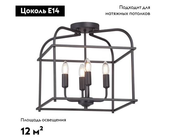 Потолочная люстра Vitaluce V3768-1/4PL, изображение 2