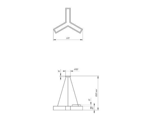 Подвесной светильник Эра Geometria SPO-141-W-40K-028 Б0050566, изображение 7