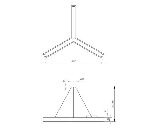 Подвесной светильник Эра Geometria SPO-144-W-40K-066 Б0050572, изображение 7