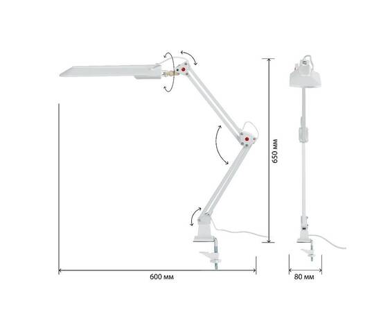 Настольная лампа Эра NL-201-G23-11W-W C0041457, изображение 5