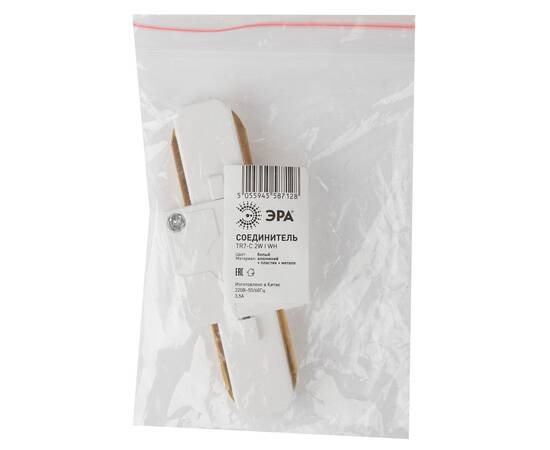 Коннектор прямой Эра TR7-C 2W I WH Б0032176, изображение 2