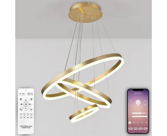 Подвесная люстра Natali Kovaltseva Oreol LED LAMPS 81279, изображение 3