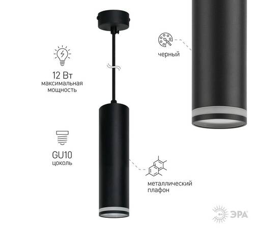 Подвесной светильник Эра PL 16 BK Б0055574, изображение 11