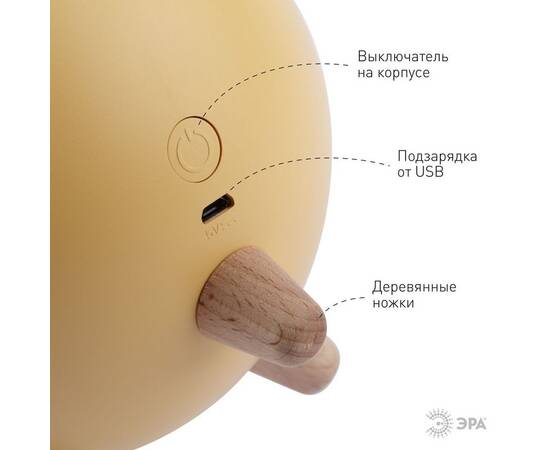 Настольная лампа Эра NLED-468-1W-Y Б0052815, изображение 5
