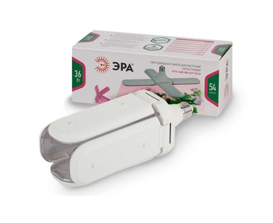 Светильник для растений Эра FITO-36W-RB-E27-FOLD Б0053289, изображение 9