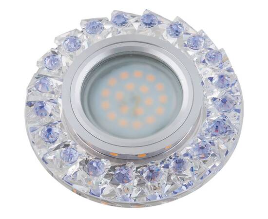 Встраиваемый светильник Fametto DLS-L120 GU5.3 CHROME/CLEAR+PURPLE UL-00000367