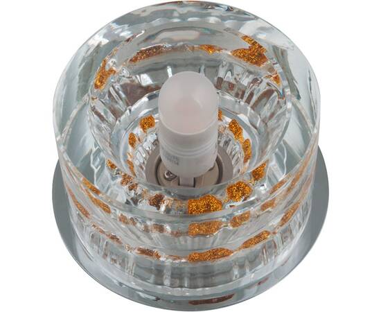Встраиваемый светильник Fametto DLS-F119 G9 CHROME/CLEAR+GOLD 10751