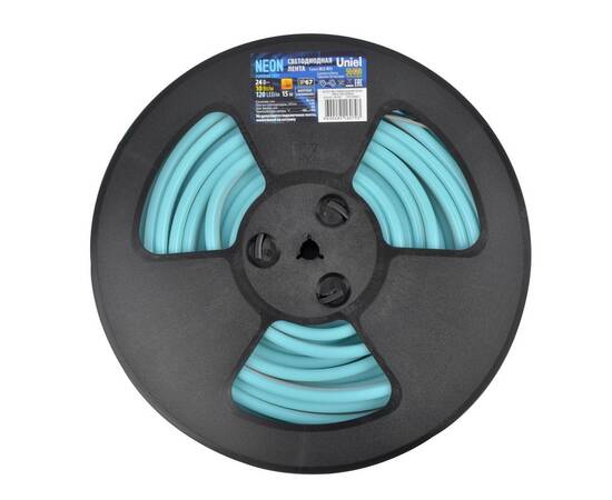 Светодиодная лента Uniel ULS-N11-2835-120LED/m-8mm-IP67-DC24V-10W/m-15M-LIGHTBLUE UL-00009105, изображение 2