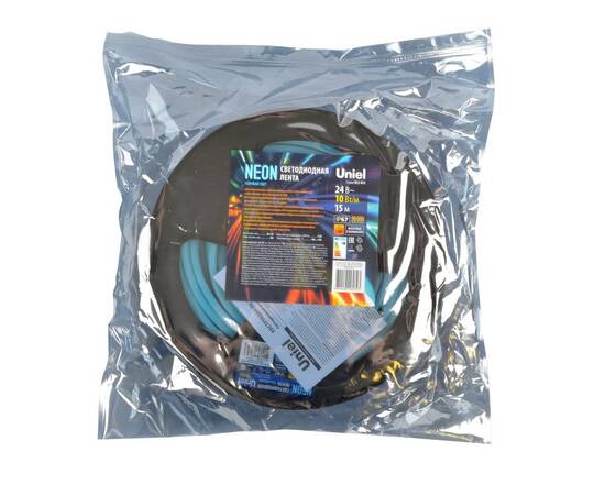 Светодиодная лента Uniel ULS-N11-2835-120LED/m-8mm-IP67-DC24V-10W/m-15M-LIGHTBLUE UL-00009105, изображение 3