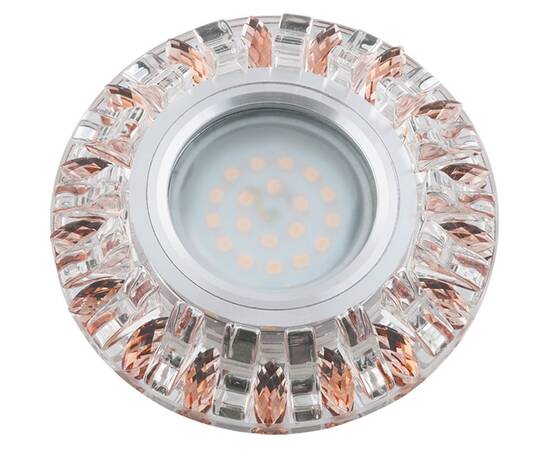 Встраиваемый светильник Fametto DLS-L121 GU5.3 CHROME/CLEAR+BRONZE UL-00000368