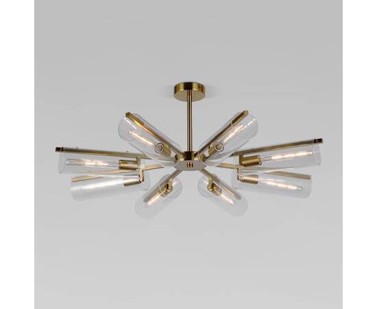 Люстра на штанге Eurosvet Trompeta 70144/8 латунь a060898