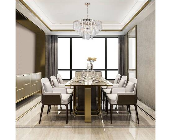 Подвесная люстра Eurosvet Elegante 10130/10 золото/прозрачный хрусталь Strotskis Smart a060643, изображение 3