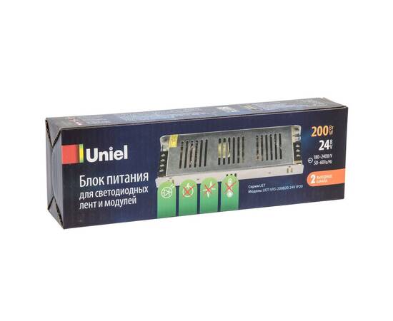 Блок питания Uniel UET-VAS-200B20 24V IP20 UL-00002433, изображение 4