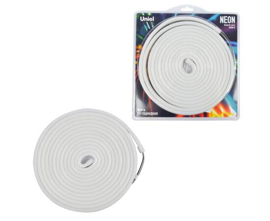 Светодиодная гибкая герметичная лента Uniel ULS-N03-2835-100LED/m-8mm-IP67-DC12V-11W/m-5M-4000K UL-0