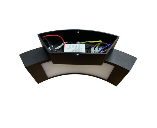 Уличный настенный светильник Uniel ULU-S72A-14W/4000K IP65 BLACK UL-00009355, изображение 2