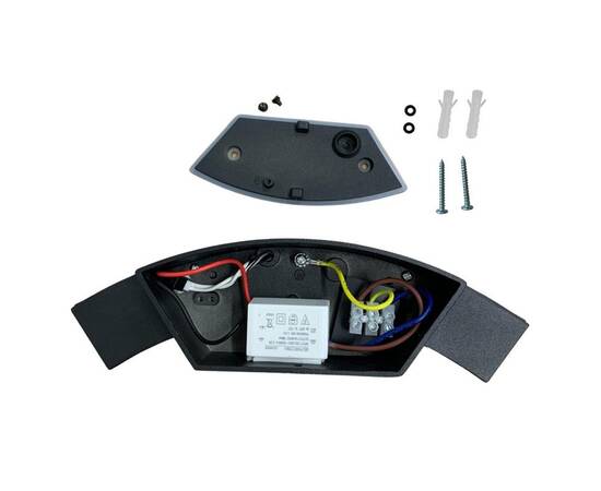 Уличный настенный светильник Uniel ULU-S72A-14W/4000K IP65 BLACK UL-00009355, изображение 3