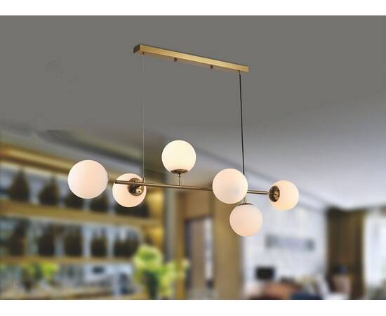 Подвесная люстра iLamp Golden 9136P/6 GL-WH