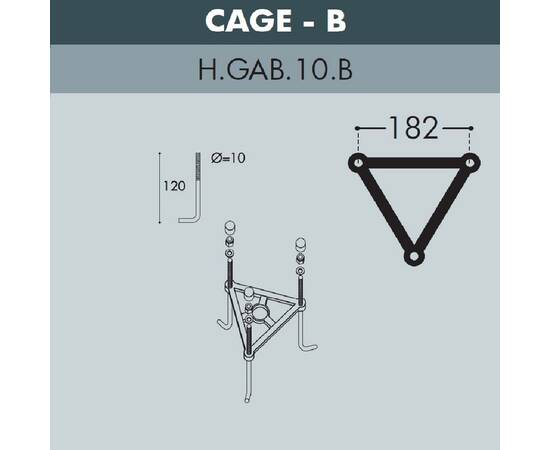 Парковый светильник Fumagalli Globe G30.156.S20.BZF1RDN, изображение 4