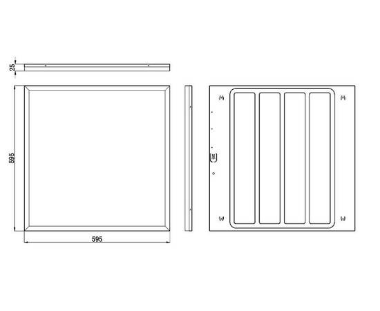 Светодиодная панель Эра SPO-1-40-6K-M [4] Б0041887, изображение 6
