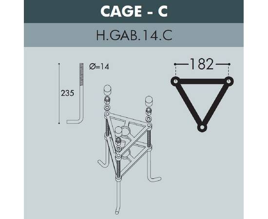 Парковый фонарь Fumagalli Noemi E35.205.R20.AYH27DN, изображение 4