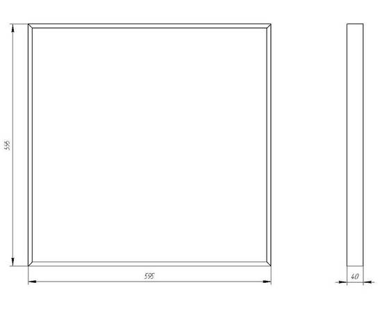 Светодиодная панель Эра SPO-910-1-40K-032 Б0046471, изображение 6