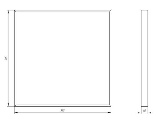Светодиодная панель Эра SPO-910-2-65K-032 Б0046474, изображение 2