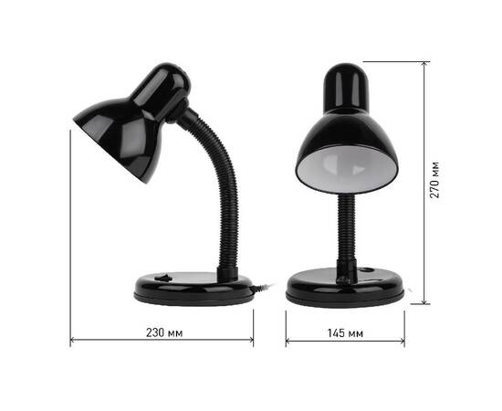 Настольная лампа Эра N-211-E27-40W-BK Б0035054, изображение 3