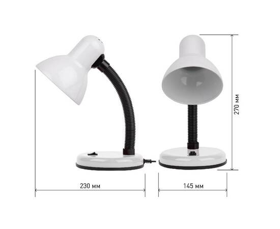 Настольная лампа Эра N-211-E27-40W-W Б0035055, изображение 4