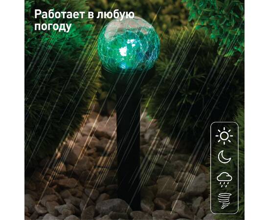 Уличный светильник на солнечной батарее Эра SL-PL33-CRAC Б0018818, изображение 9