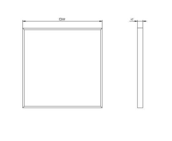 Светодиодная панель Эра SPO-940-3-40K-032 Б0051602, изображение 7