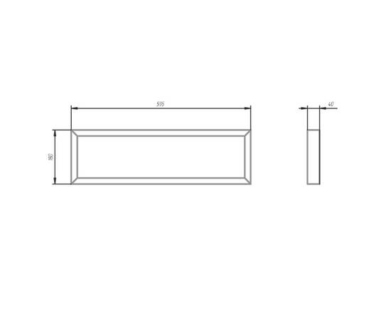 Светодиодная панель Эра SPO-950-3-40K-018 Б0051631, изображение 5